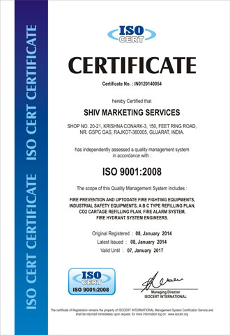 Shive Fire Engineers Certified Company